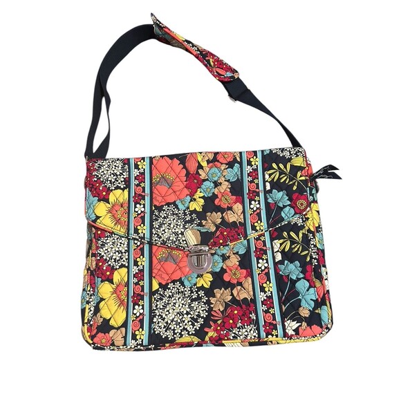 Vera Bradley Briefcase "Happy Snails" Retired 2011 - Picture 3 of 5